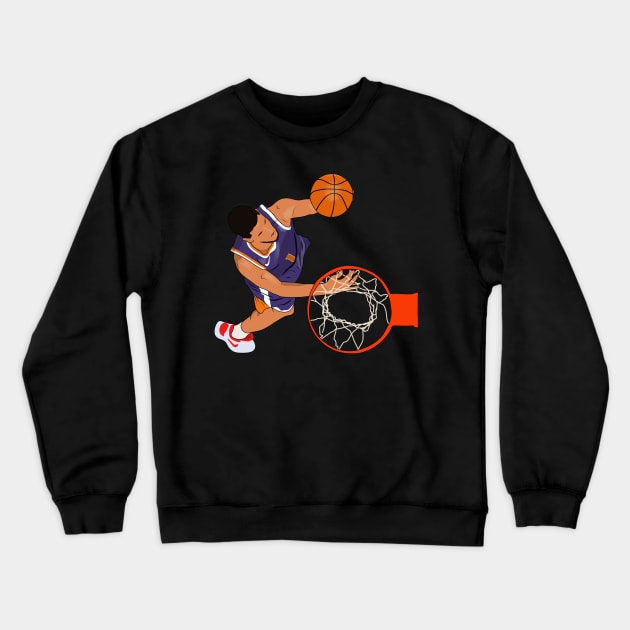 Devin Booker from Above Phoenix Basketball Crewneck Sweatshirt by Hevding